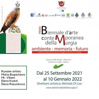 From September 25, 2021 to February 2022, the Biennale was held in Puglia (Italy)